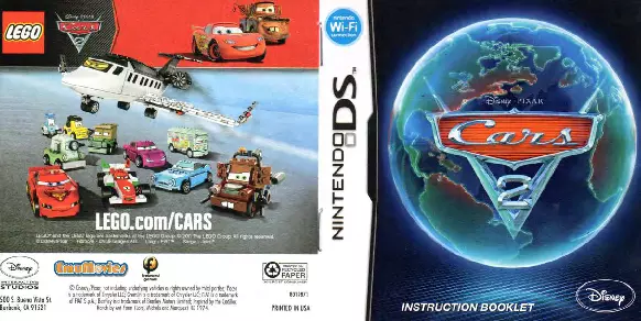 manual for Cars 2 (DSi Enhanced)